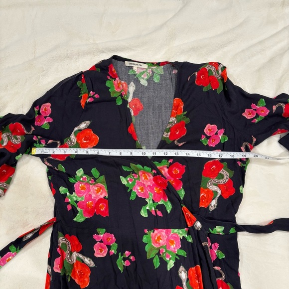 Emerson Fry Floral Maxi Dress - Navy and Red - Picture 10 of 10